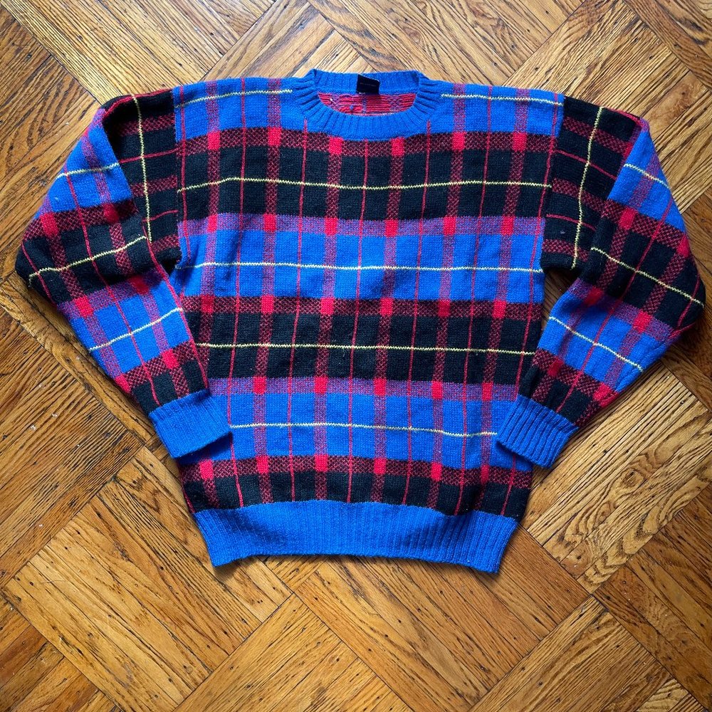 VINTAGE MEN'S Sweater 100% Wool